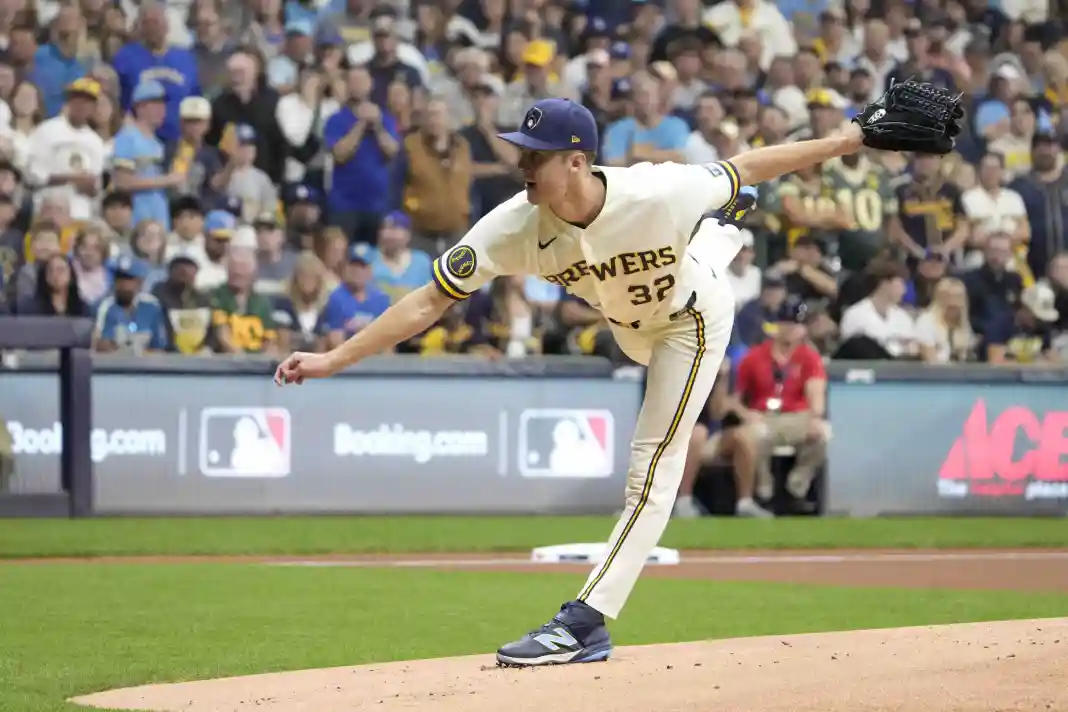 MLB: NLCS-Los Angeles Dodgers at Milwaukee Brewers Jacob Misiorowski, Milwaukee Brewers, MLB