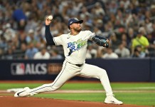 Steve Makinen’s MLB Picks from Betting Splits and Systems for Monday, October 19 Freddy Peralta, Tampa Bay Rays, MLB