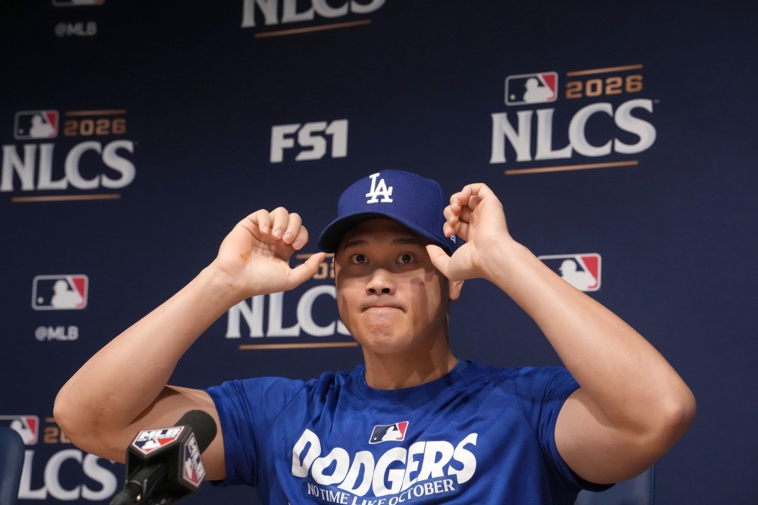 MLB: NLCS-Milwaukee Brewers at Los Angeles Dodgers Press Conference Shohei Ohtani