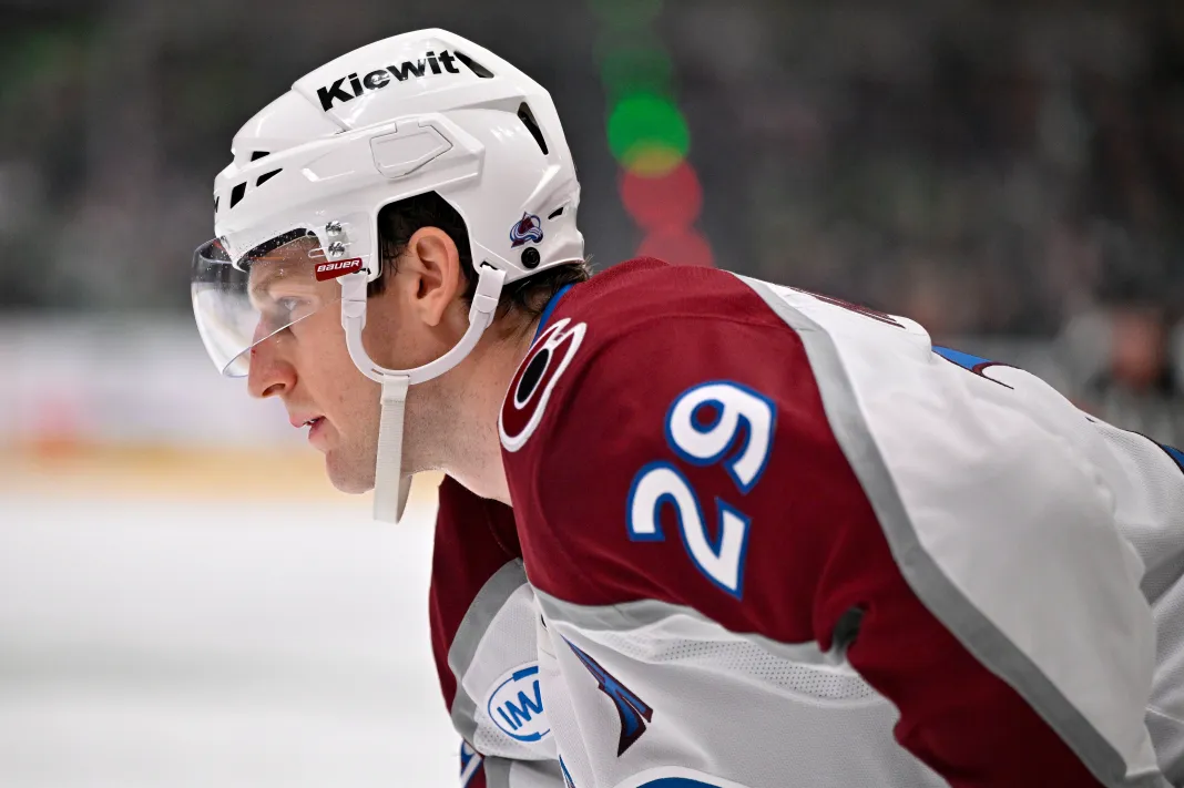NHL: Colorado Avalanche at Dallas Stars Nathan Mackinnon, Colorado Avalanche, NHL