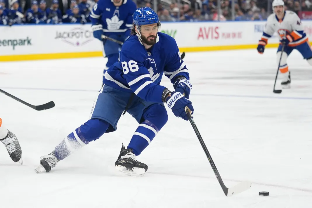 NHL: New York Islanders at Toronto Maple Leafs Kirill Marchenko Toronto Maple Leafs right wing