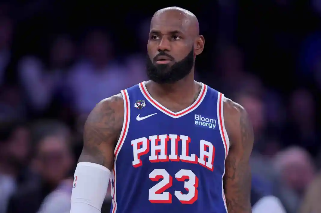 NBA: Philadelphia 76ers at New York Knicks LeBron James, Philadelphia 76ers, NBA