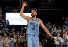 NBA Predictions Today (October 26): Best Bets on Sides & Totals Grizzlies guard Ty Jerome celebrates a made shot against the Jazz during the 2026-27 NBA season.