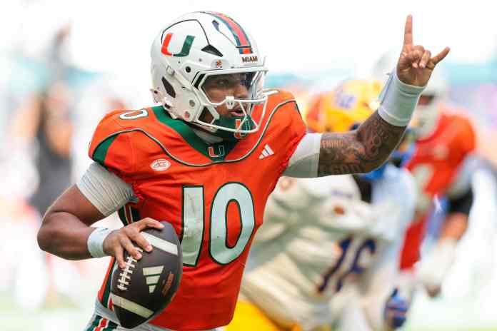 Darian Mensah, Miami, college football