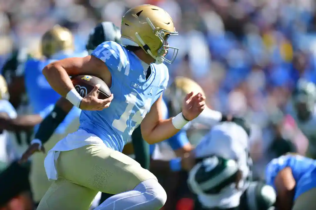 NCAA Football: Michigan State at UCLA Ty Dieffenbach, UCLA, college football