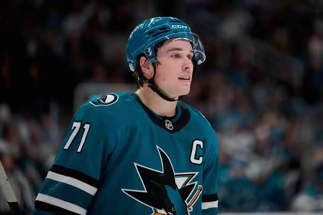 NHL: Buffalo Sabres at San Jose Sharks Macklin Celebrini, San Jose Sharks, NHL